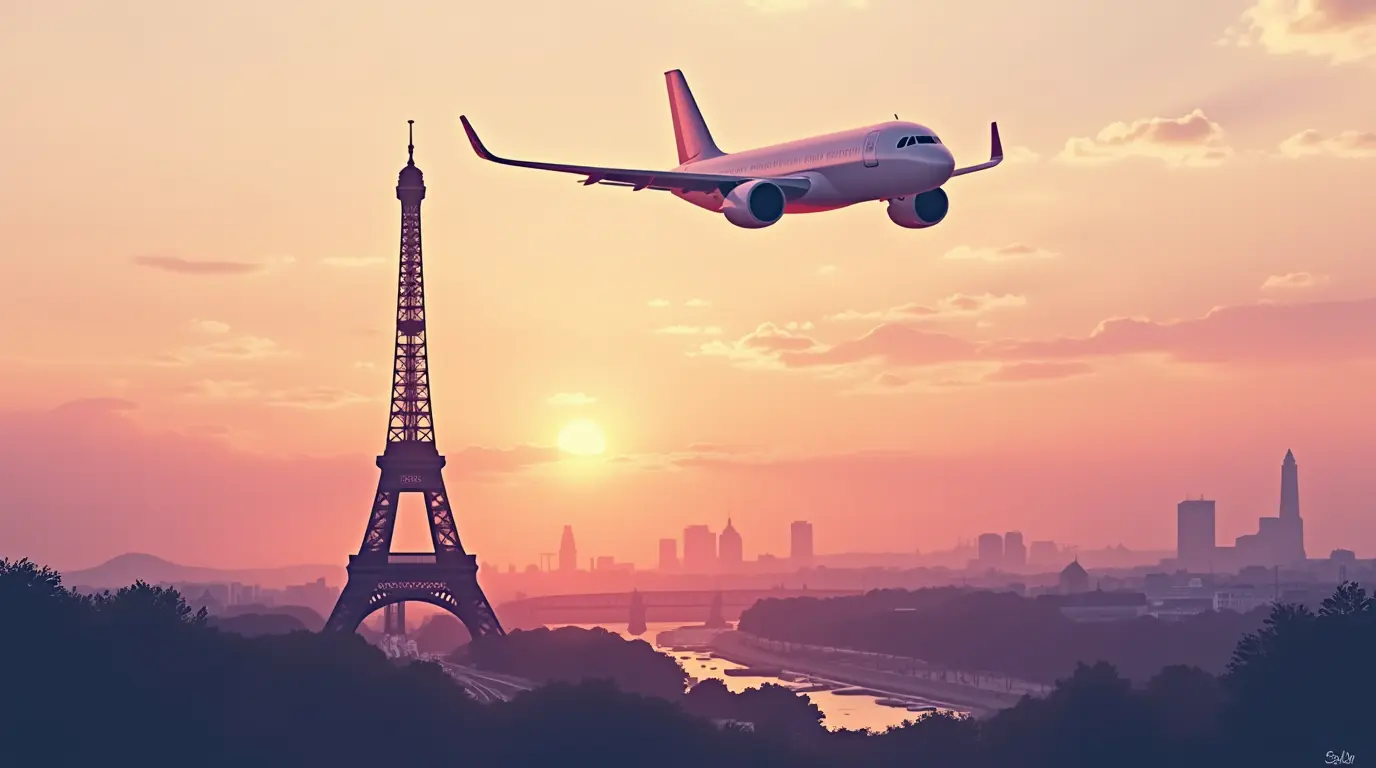 Fly to Paris from New York and explore flight times, best hotels in Paris, Disneyland Paris, and the top things to do in the City of Light.